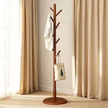 вешалки настенные в прихожую дорогие: Minimalist şaquli asqılıq – təbii ağacdan ilhamlanmış dizayn - Model — 2