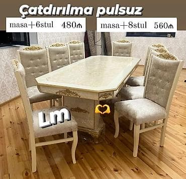 asma tavan ustasi: Masa ve oturacaq yeni — 1