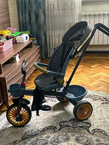 velasiped: Uşaq üçtəkərli velosiped – REDEX brendi - Valideyn üçün idarəetmə — 2