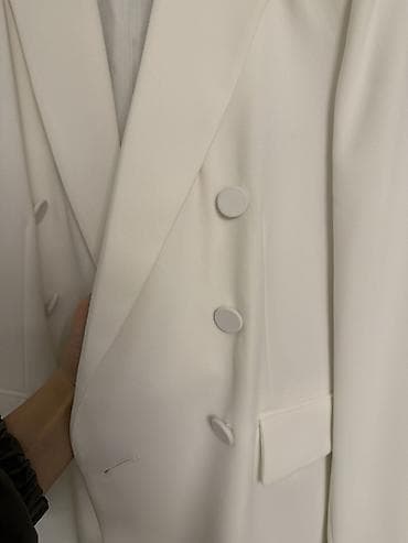 zara pencek: Zara qadın blazer Alinib: 229 AZN YENI KIMI! - Rəng: krem/ivori ağ - — 2