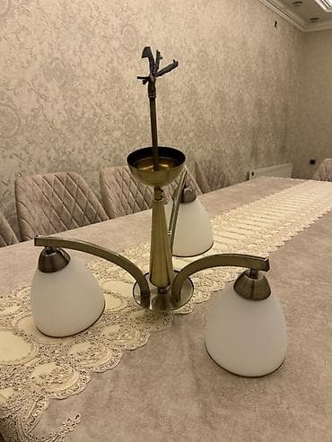 ucuz advent calendar: Çılçıraq, 3 lampa, Metal — 2