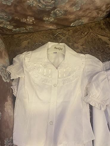 Uşaq ayaqqabıları: Məhsul: Uşaq üçün ağ köynəklər və polo köynəklər dəsti Təsvir: - Bir — 3