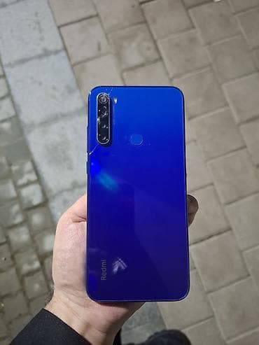 telfo: Redmi Note 8, 64 GB, rəng - Mavi, Qırıq — 2