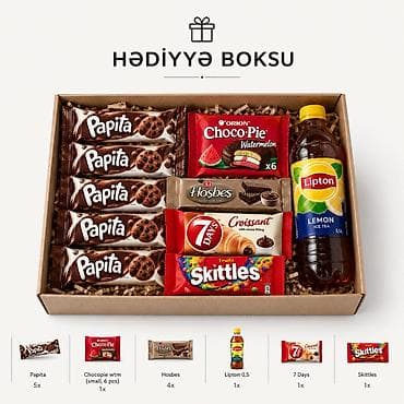 🎁 Hədiyyə Şirniyyat Boksu Sevdikləriniz üçün hazır və dadlı hədiyyə! lalafo.az -da 🎁 Hədiyyə Şirniyyat Boksu Sevdikləriniz üçün hazır və dadlı hədiyyə!