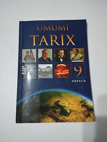 Ümumi tarix üzrə 9-cu sinif üçün iki kitab toplusu. TƏSVİR: yazılı lalafo.az -da Ümumi tarix üzrə 9-cu sinif üçün iki kitab toplusu. TƏSVİR: yazılı