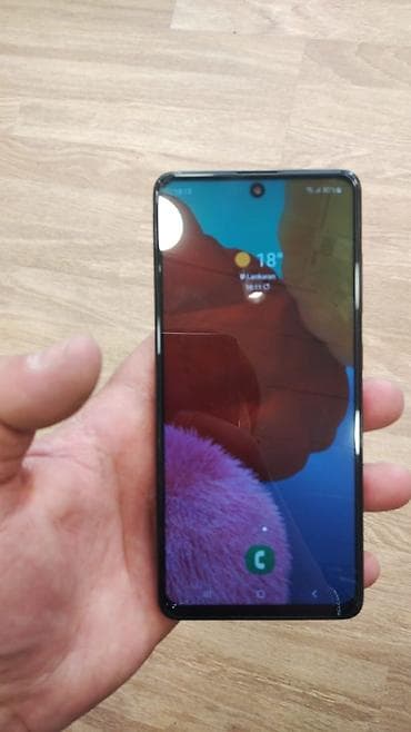 Samsung Galaxy A51, 64 GB, rəng - Qırmızı, Barmaq izi