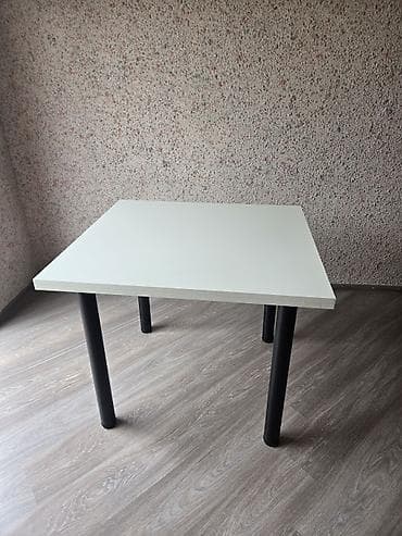 komputer stul: Kompüter masası, İşlənmiş, Açılmayan, Laminat, Dördbucaq masa — 4