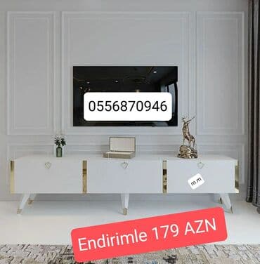 Yeni, Düz TV altlığı, Polkalı, Laminat, Azərbaycan