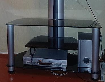 İşlənmiş, Düz TV altlığı, Polkalı, Şüşəli — 1