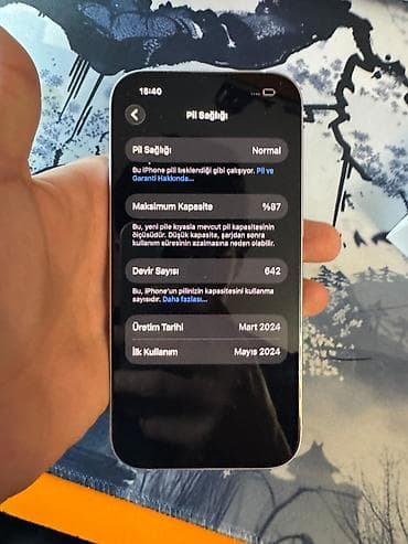 2ci el iphone: IPhone 15, 128 GB, Ağ — 7