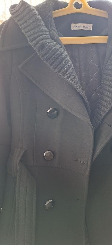 Личные вещи: Пальто, M, цвет - Черный — 7