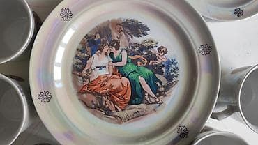 hamam naboru: Çay dəsti, rəng - Ağ, Farfor, Madonna, 6 nəfərlik, Almaniya — 4