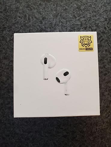 irşad airpods: Yeni Simsiz (Bluetooth) Qulaqcıqlar, Apple, rəng - Ağ — 1