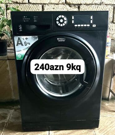 Paltaryuyan maşın Hotpoint Ariston, 9 kq, İşlənmiş, Avtomat, Qurutmasız, Kredit yoxdur