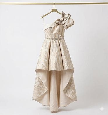 vecerni donlar: Zərif gecə/libas – asimmetrik kəsimli, tək çiyinli model. - Rəng — 1