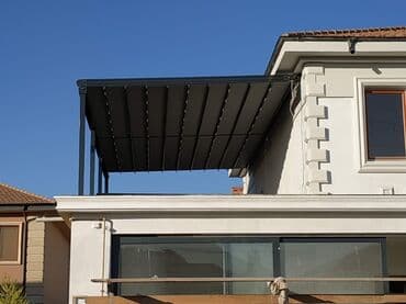 oboy evi: Perqola sistemi, açıq sahələri günəşdən, yağışdan və küləkdən qorumaq — 2