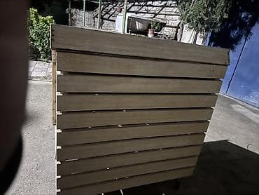 Стендовые витрины: Taxta vitrindən ibarət meyvə-tərəvəz stendi - Material: qalın taxta — 3