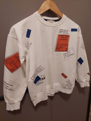 зеленые мужские спортивные костюмы: Мужская толстовка, Gucci, XS, цвет - Белый — 5