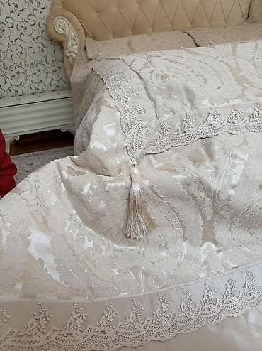 spa natural: Yataq üçün İşlənmiş rəng - Bej Yataq örtüyü, Ünvandan götürmə — 5