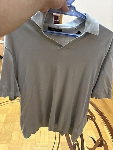 Kişi geyimləri: Polo köynək, Massimo Dutti, XL, rəng - Mavi — 1