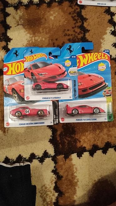 ucuz gitara satisi: Hot Wheels Ferrari dəstləri –3 lu dest 31 azn tek tek - Ferrari — 2