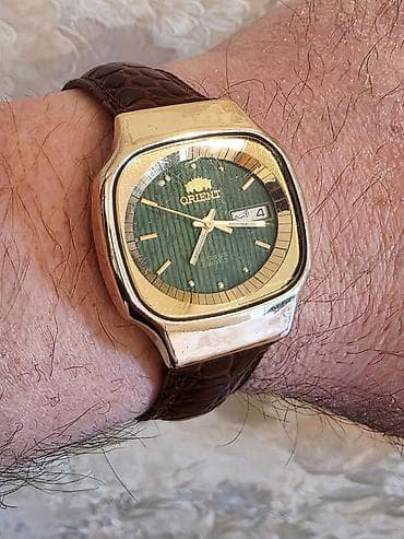 elektronika saat: Qol saatı, Orient, rəng - Qızılı — 5