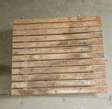 Taxta ayaqaltı beton iş yerləri üçün Ağacdan hazırlanmış şlifu olunmuş — 1