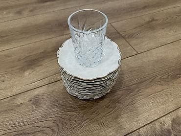 ağ yolka: Çay dəsti, rəng - Ağ — 1