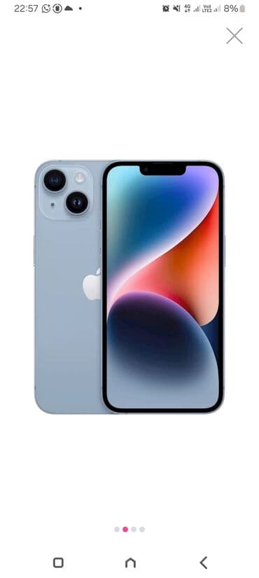 Lincoln: IPhone 14, Голубой, Face ID — 1