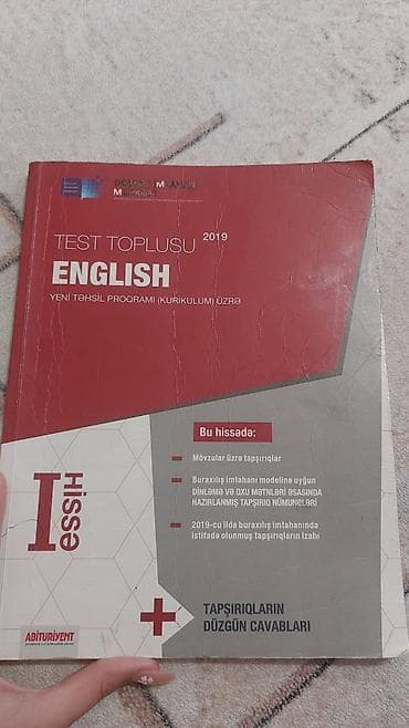 kitab alan: Məhsul: “Test Toplusu – English (Yeni Təhsil Proqramı üzrə), I hissə” — 1