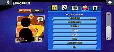 oyun disk: Brawl Stars hesabı – yüksək səviyyəli profil - Kupa yolu: 52,664 (ən — 3
