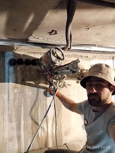 Услуги по строительству и ремонту: Beton kəsimi və almazla deşmə xidməti - Armaturlu beton, dəmir-beton — 10