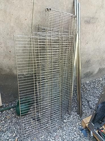 Metal tel panellər və rəflər dəsti - Material: paslanmayan/galvanizli — 3