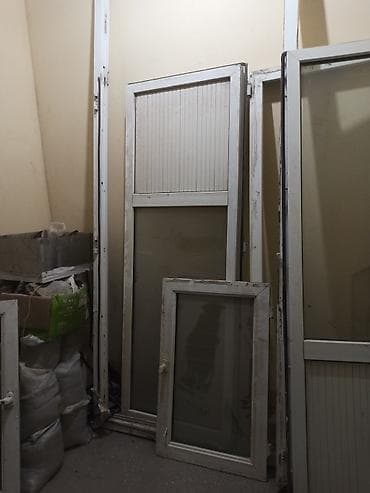 gencede qapi: Plastik (PVC) qapı-pəncərə dəsti Məhsul təsviri: - Ağ rəngli PVC — 2