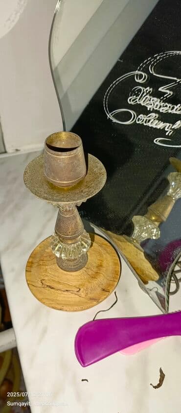 şamdan al: Məhsul: Dekorativ şamdan dəsti - Dəst: 5 ədəd tək şamdan + 1 ədəd — 3