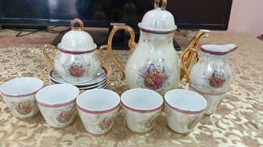 кофейный сервиз мадонна: Кофейный набор, цвет - Белый — 3