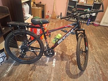 27 5 velosiped: Mingshi dağ velosipedi Xüsusiyyətlər: - Güclü polad/alüminium qarışıq — 3