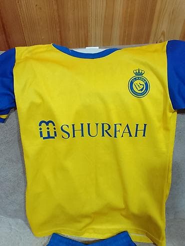 Al Nassr futbol dəsti – uşaq ölçüsü - 2 hissəli dəst: sarı-mavi forma — 2