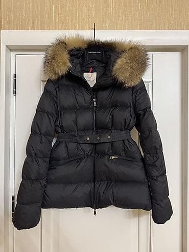 Moncler qadın şişmə qış gödəkçəsi - Rəng: qara - Model: beldən