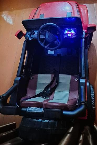 ev masin: Uşaq üçün elektrikli off-road maşın (4x4 dizayn) - Korpus: Jeep — 2