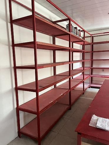 divar vitrini: Mağaza üçün vitrin və rəf sistemi - Material: metalkarkaslı çərçivə — 3