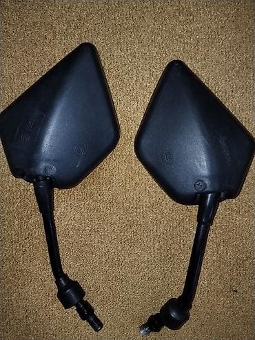 Moped/Motosiklet arxa yan güzgüləri – cüt - Rəng: qara korpus, şəffaf