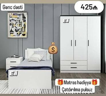 Genç otağı mebeli rəng seçimi var