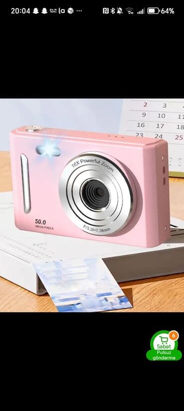 dji osmo pocket 3 qiyməti: Məhsul: Kompakt rəqəmsal fotoaparat - Rəng: Açıq çəhrayı, metalik — 1