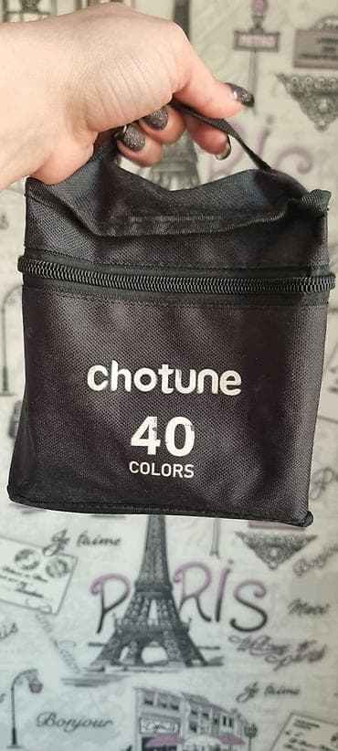 yazi lovhe: Chotune 40 rəngli marker dəsti İşlədilmiş ama super yazır - 40 ədəd — 2