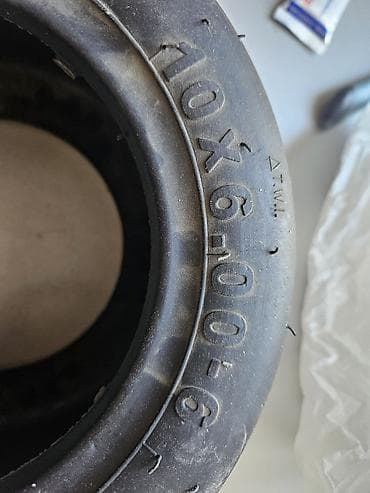 cordiant teker: Məhsul: Tubeless mini şin - Ölçü: 10 x 6.00 - 6 (disk diametri 6", en — 3