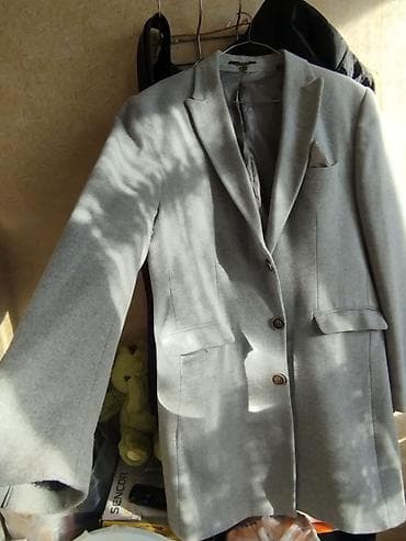 drap paltolar: Palto, 2XL, rəng - Boz — 4