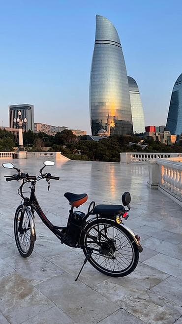 İdman və hobbi: Elektrikli velosiped. 30-40km yol qet ede bilir Qiymetde razılaşmax — 4