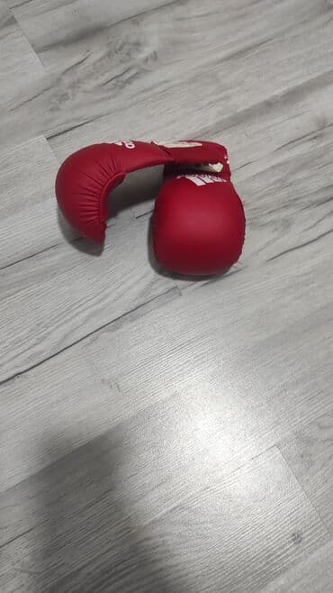 idman üçün termo alt paltarları: Qırmızı karate əlcəkləri - Rəng: qırmızı - Cüt olaraq - Yastıqlanmış — 1