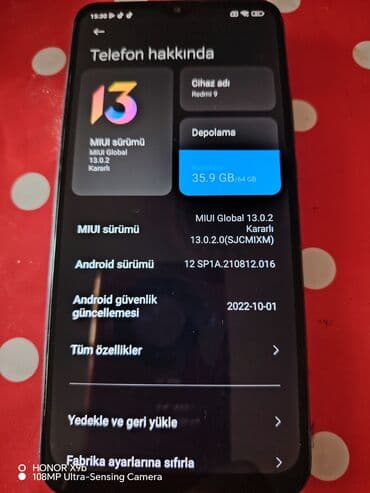 muzukalni centir: Redmi 9, 64 GB — 3